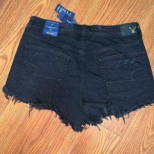 AE vintage hi-rise festival black shorts NWT size6